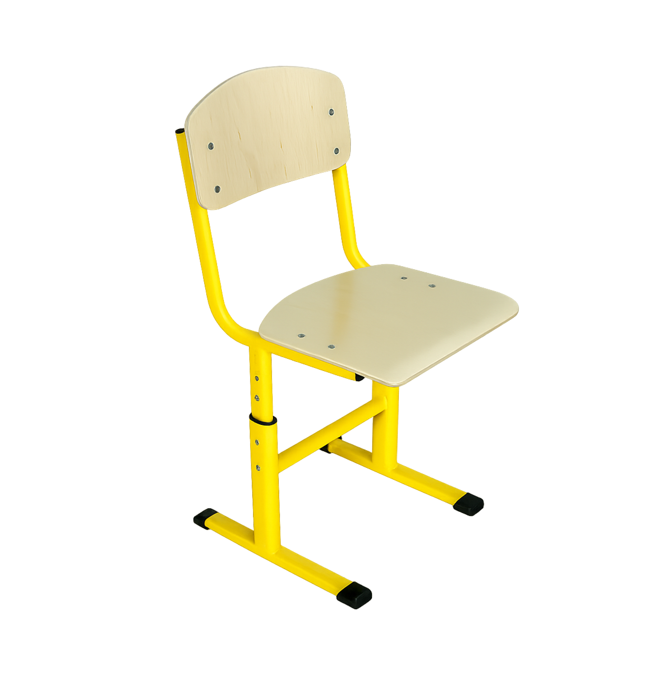 Стілець Т-подібний, ПОСИЛЕНИЙ, на плоскоовальній трубі, АНШАР ГРУП (132350) регульований по висоті, №4-6 (ОПЦІЯ р.г.№3)